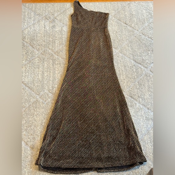 Lulus floor length black tie dress - Picture 1 of 6